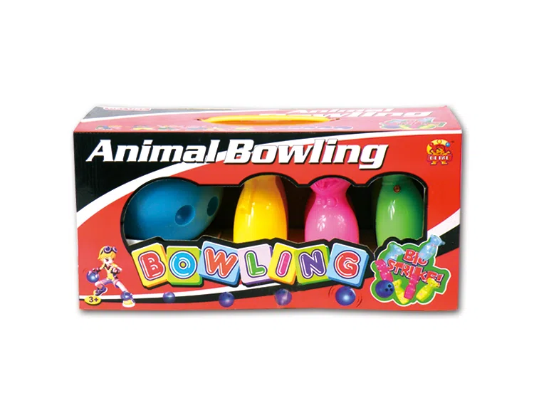 Solid color glow bowling ball