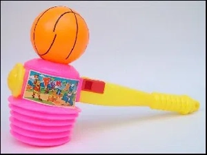 Colorful Bag Basketball Rattle