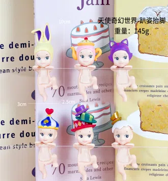 Pampam Angel Fantasy World Leg-Lift Series Figurines 6 pieces