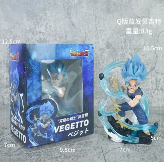 Dragon Ball Q Version Blue-haired Vegito Figure