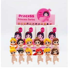 Papi Angel Princess Lifting Leg Series Figurines 12 Pieces