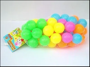 Net bag 50 pieces 6CM amusement ball