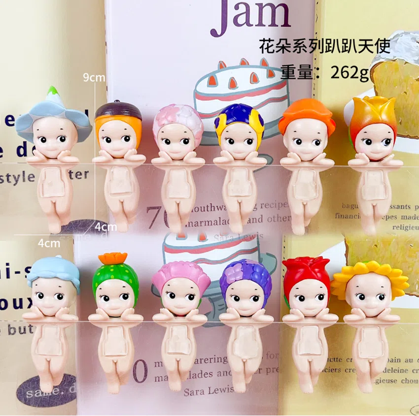 12 types of angel flower face support series figures