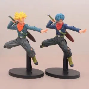 Dragon Ball figure Saiyan Trunks yellow/blue hair