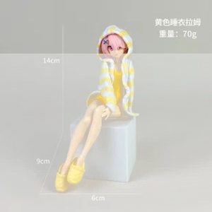Yellow Striped Pajama Ram Figurine