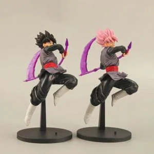 Dragon Ball figure Pink Goku Zamas scythe red/black hair