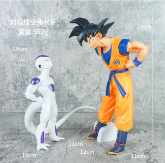 Dragon Ball figure looks at Goku Frieza