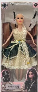 11.5-inch full-bodied long braided fashion Barbie doll 11.5-inch Barbie princess doll Barbie set long-haired princess