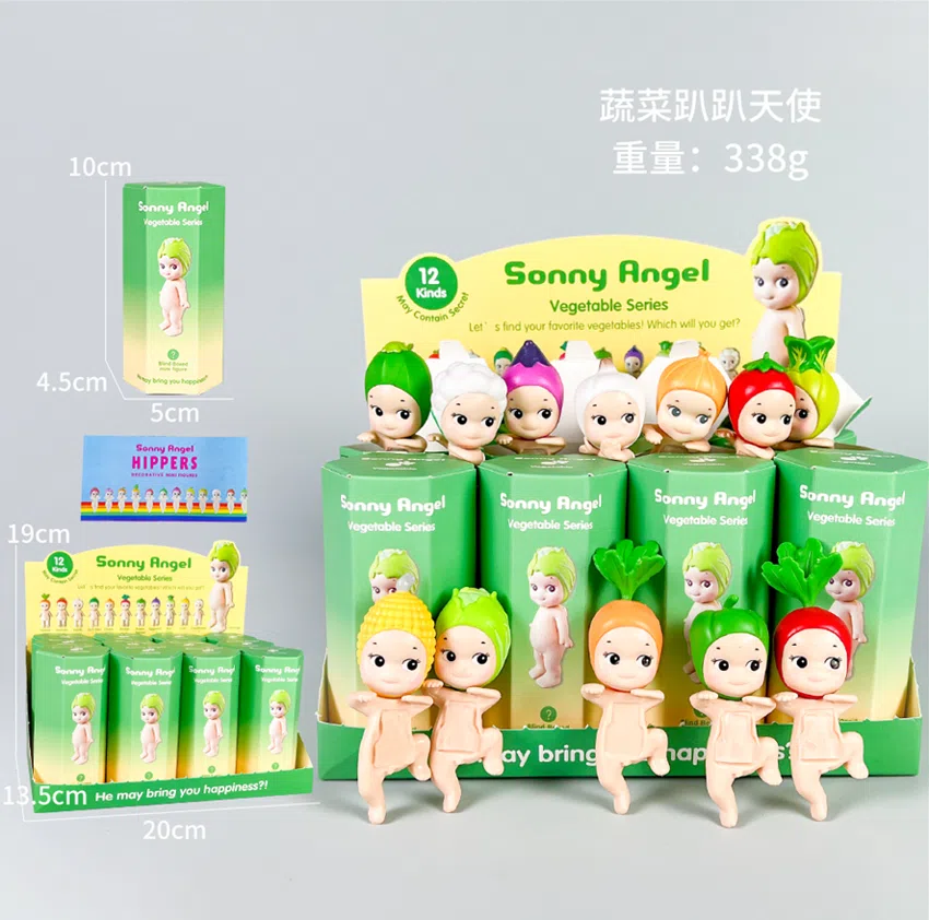 12 models of angel vegetable foot lifting series figures