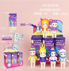 There are 6 figures in the angel standing universe space series