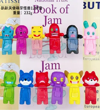 Pampam Angel Cute Tooth Monster Series Figurines 12 pieces