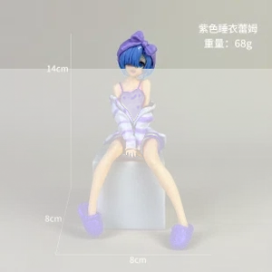 Purple Striped Pajama Rem Figurine