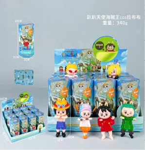 Papi Angel One Piece Cos Labubra Figurine Series 12 Models