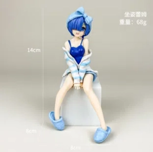 Blue Striped Pajama Rem Figurine