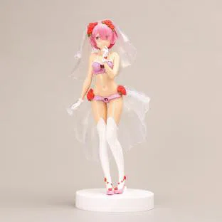 Pink Wedding Dress Ram figure