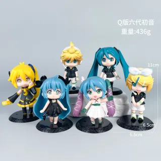 Hatsune Miku Figure 6th Generation Hatsune 6 Pieces