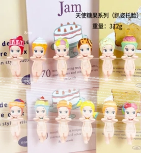 Papo Angel Face-Resting Lying Angel Candy Series Figures 12 types [Premium Version]