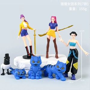 7 models of witch hunting troupe figure performance dresses