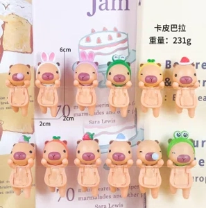 Paw Paw Angel Capybara A Series Figurine 12 Pieces