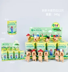 12 types of angel hat capybara series figures