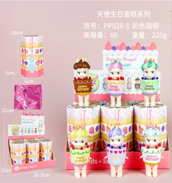 Party Angel Birthday Cake Series 6 Figures [Premium Edition]