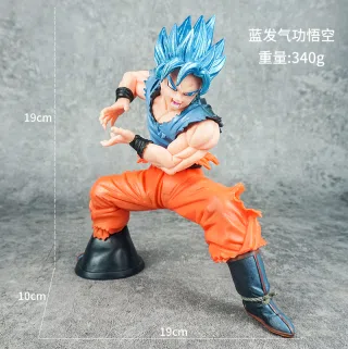 Dragon Ball figure squatting posture Qigong Wukong