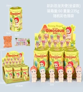 Lying Angel Sitting Pose Dinosaur Series Figurines 6 Types