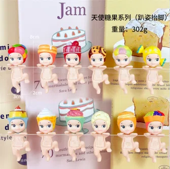 Papo Angel Leg-Raising Lying Angel Candy Series Figures 12 types [Premium Version]