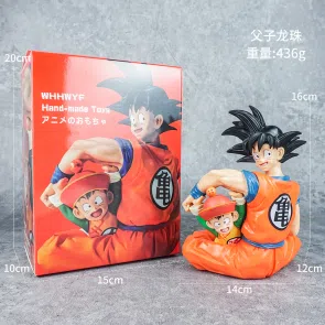 Dragon Ball Wukong sitting father and son Dragon Ball figure