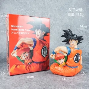 Dragon Ball Wukong sitting father and son Dragon Ball figure