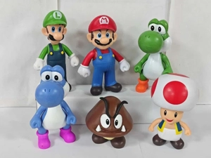 Mario figurines Group B, 6 types