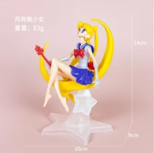 Standing Pose Beautiful Girl Figurines 5-piece Set