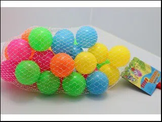 Net bag 7.5CM amusement ball 30 pack