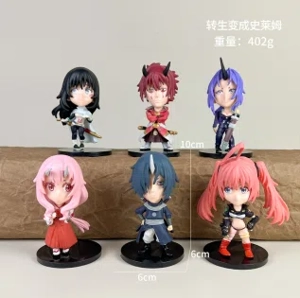 Bishoujo figurines chibi sitting 4 types