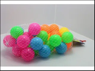 Net bag 7CM amusement ball 30 pack
