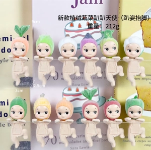 12 models of angel vegetable foot lift series figures [flocked version]