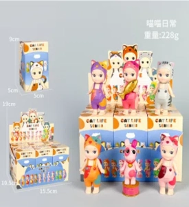 Papi Angel Mini Cat Meow Meow Daily Figurine Series 6 Models