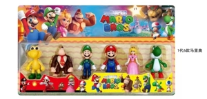 First-generation Mario figurines, 6 types