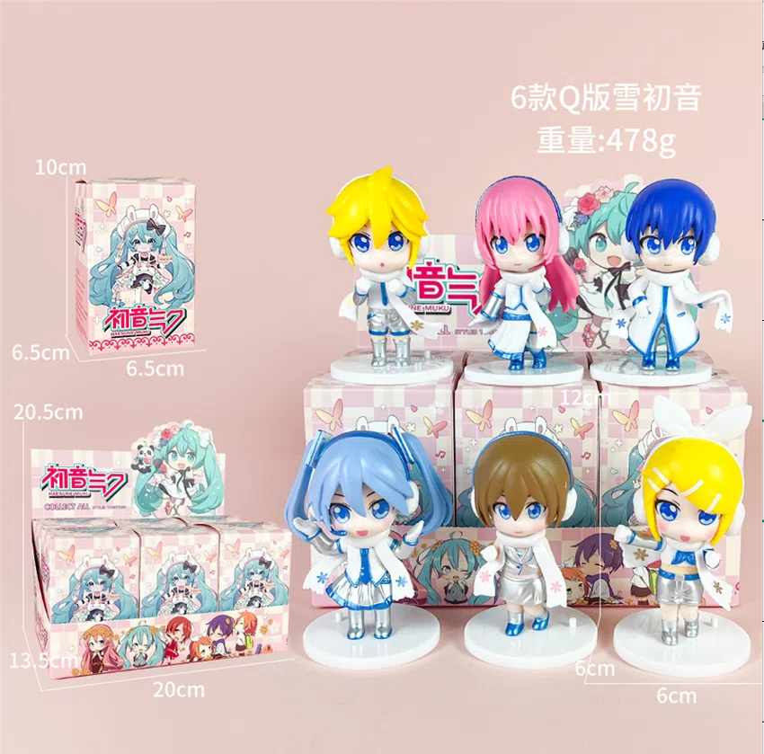 Hatsune Miku Figurine Q-version Snow Hatsune 6 Versions