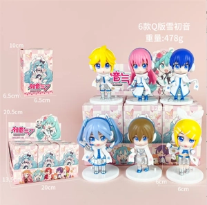 Hatsune Miku Figurine Q-version Snow Hatsune 6 Versions