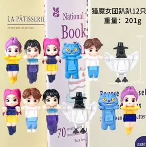 Papang Angel Demon Hunting Girl Group Figurines Series 12 Pieces