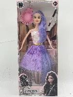 11.5-inch solid thigh long ponytail fashionable Barbie doll with fashionable hat