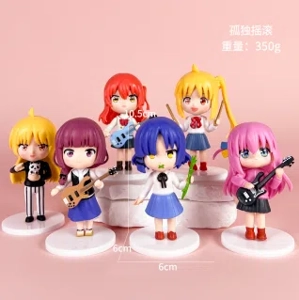 Bocchi the Rock! band figurines chibi 6 types