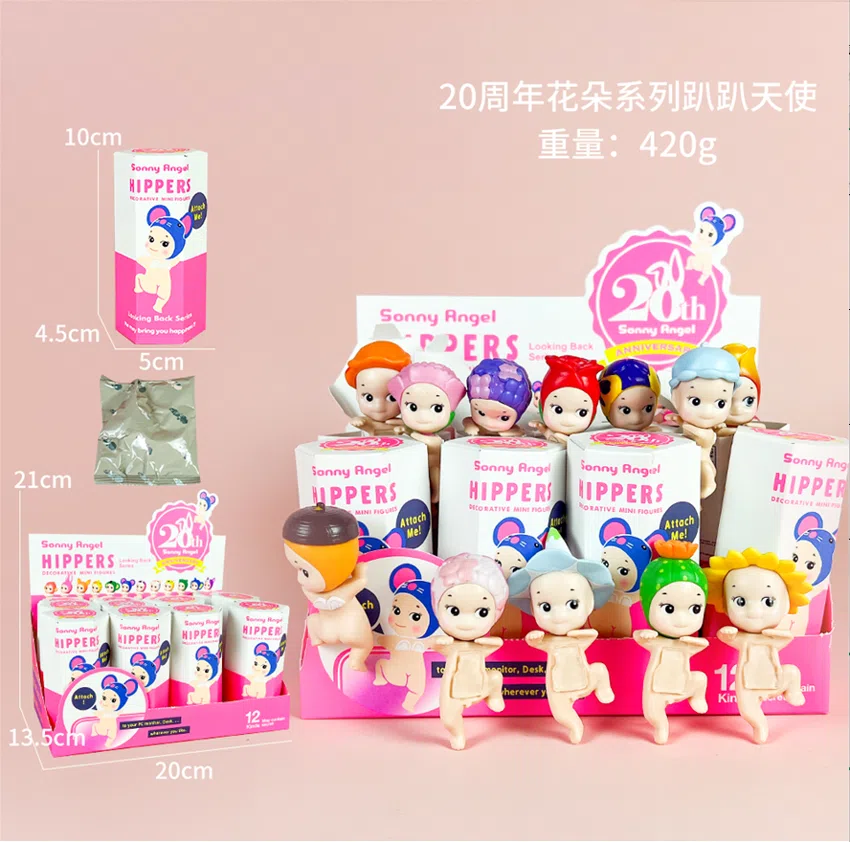 12 figures of the 20th anniversary flower foot lifting series of angels
