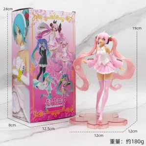 Large Pink Hatsune Miku Figurine