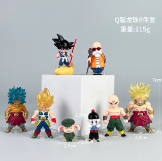 Dragon Ball Figures Q Version 7-Piece Set