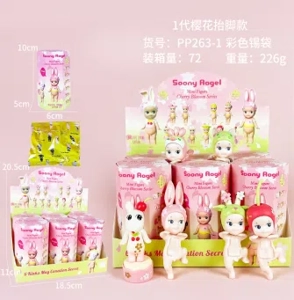 Lying Angel 1st Generation Leg Raised Sakura Series Figurines 6 Types