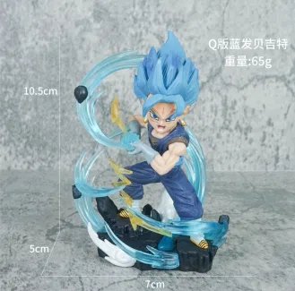 Dragon Ball Q Version Blue-haired Vegito Figure