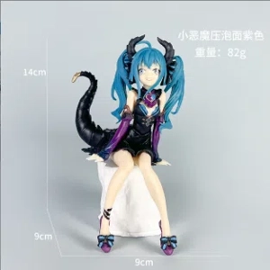 Little Devil Figure Compressing Instant Noodles Purple