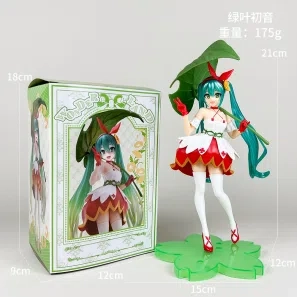 Hatsune Miku Figurine Green Leaf Hatsune